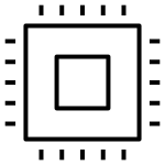 Chip Circuit SVG Icon